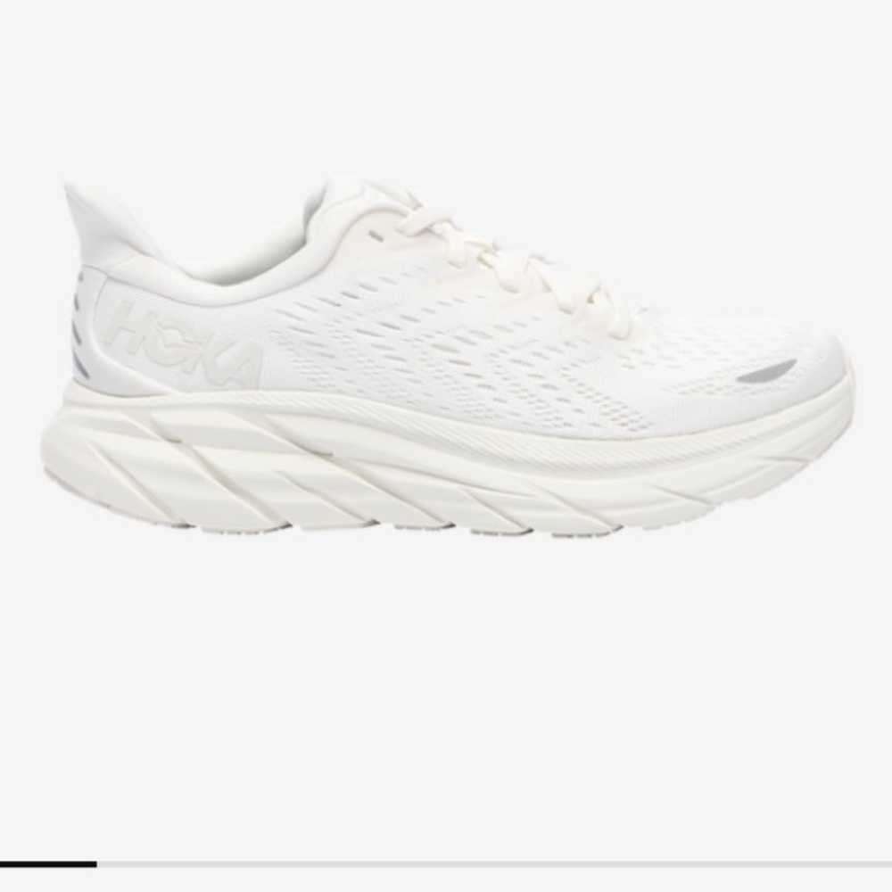Hoka Clifton 8 in white